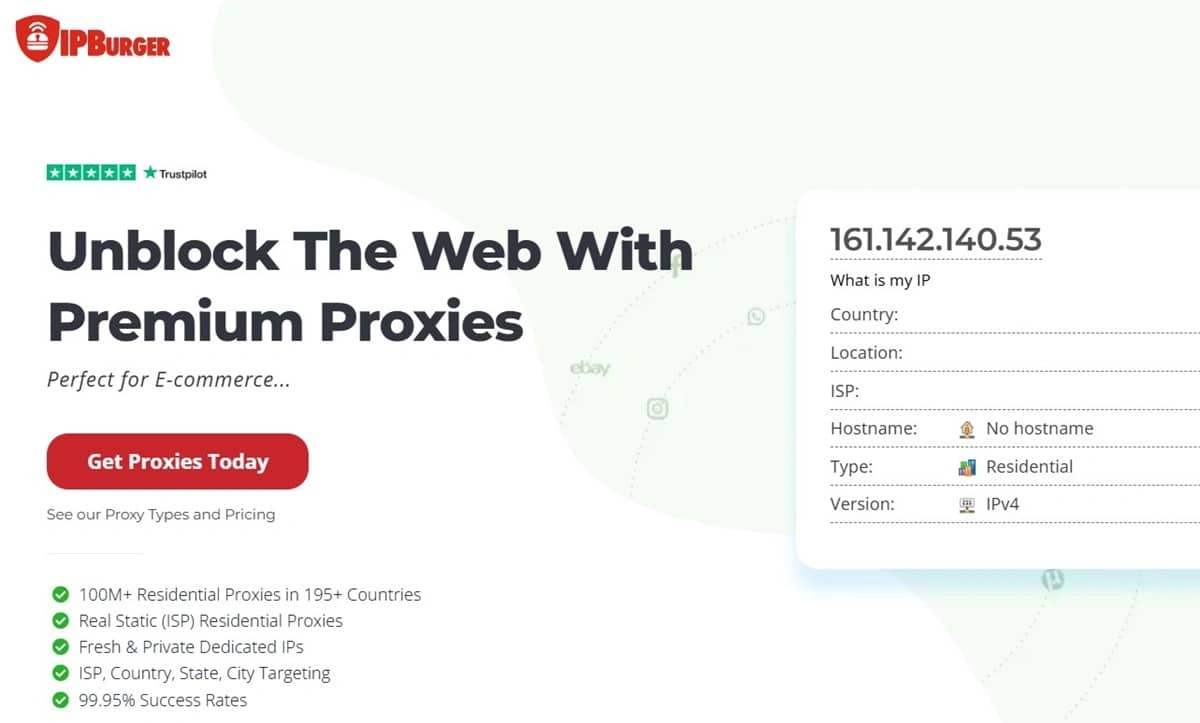 Key features of IPBurger